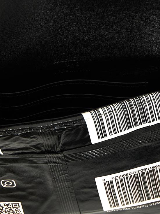 25SS 발렌시아가 클러치/파우치 8290012ABP31000 Black - BALENCIAGA