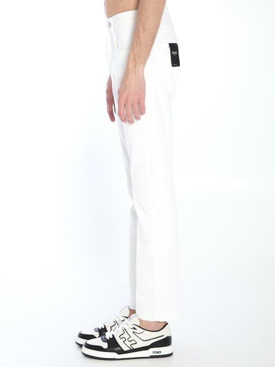 25SS 펜디 데님 팬츠 FLP288 WHITE - FENDI