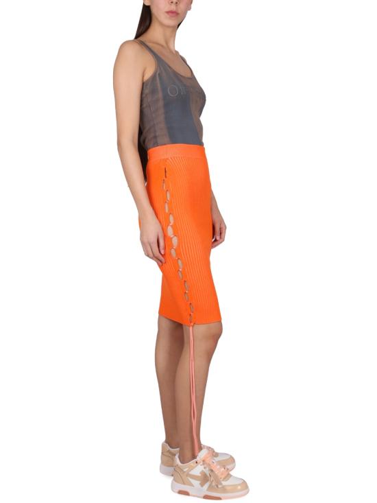  오프화이트 스커트 OWHL028 S23KNI0012600 ORANGE - OFF WHITE