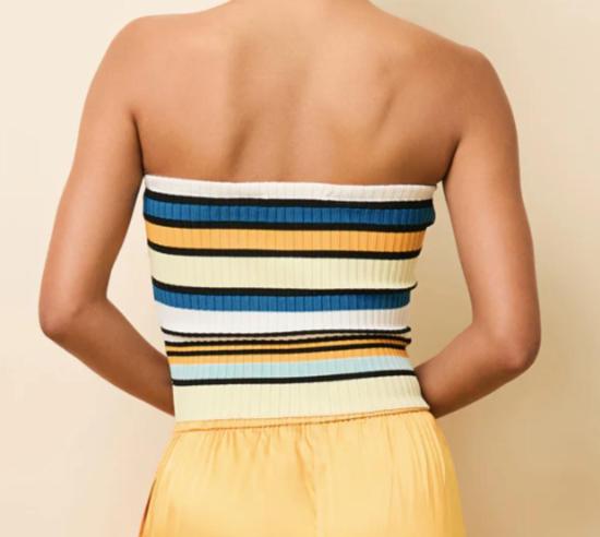  솔리드 앤 스트라이프 민소매 티셔츠 브리아 - SOLID AND STRIPED