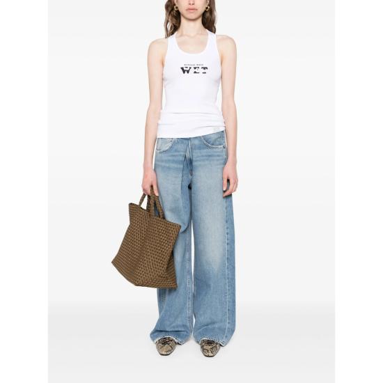 25FW 스텔라 맥카트니 민소매 티셔츠 6J0341 3SQA09 9000 WHITE - STELLA MCCARTNEY