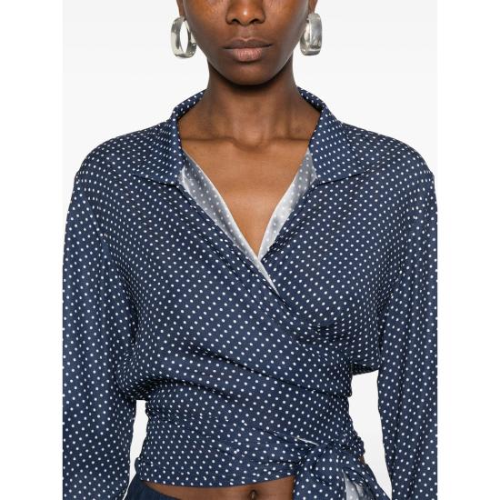 25SS 마짜렐리 셔츠 B335 2 FRIDA BLUE WHITE - MAZZARELLI