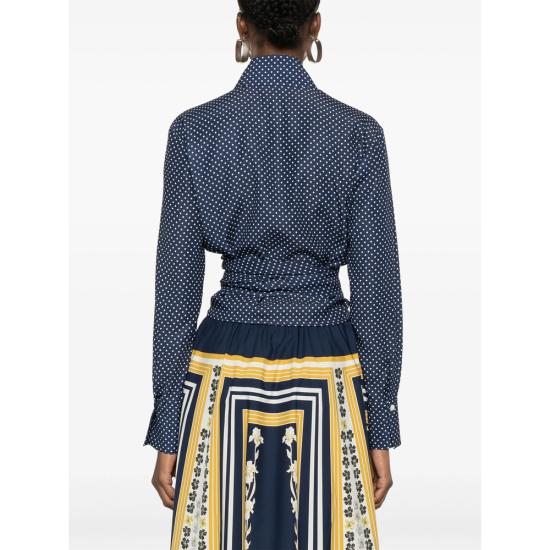 25SS 마짜렐리 셔츠 B335 2 FRIDA BLUE WHITE - MAZZARELLI