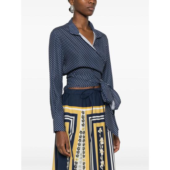 25SS 마짜렐리 셔츠 B335 2 FRIDA BLUE WHITE - MAZZARELLI