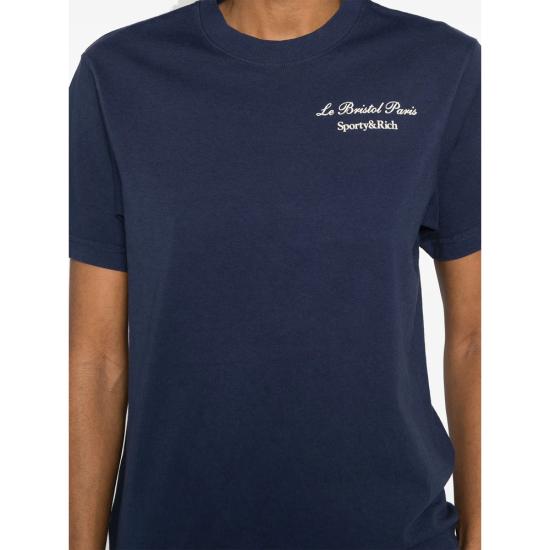 25SS 스포티앤리치 민소매 티셔츠 TO043517619BL NAVY BLUE - SPORTY & RICH