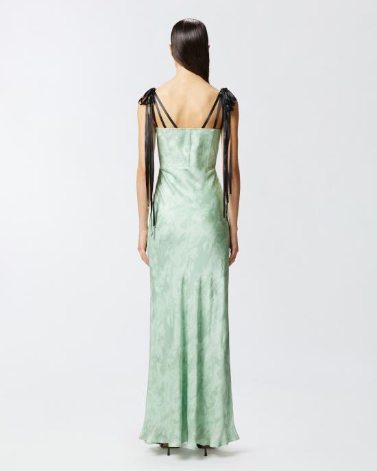 25SS 핑코 미디 원피스 104996A2JM SS0 Green - PINKO