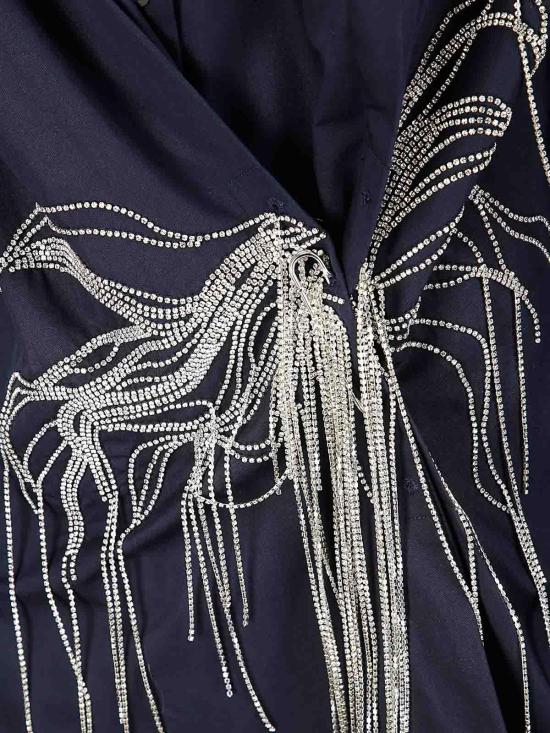  드리스 반 노튼 셔츠 2420107439295500 Dark Blue - DRIES VAN NOTEN