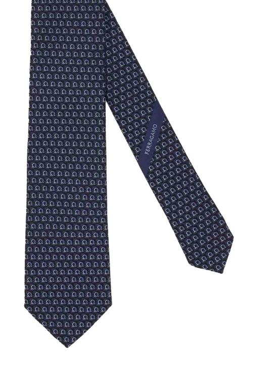  살바토레 페라가모 넥타이 778644351225001 Blue - SALVATORE FERRAGAMO
