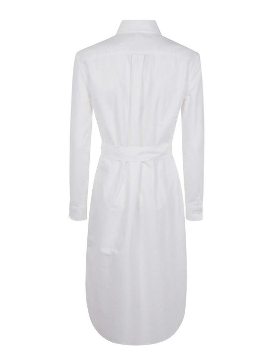  폴로 랄프로렌 미디 원피스 211928804001 White - POLO RALPH LAUREN