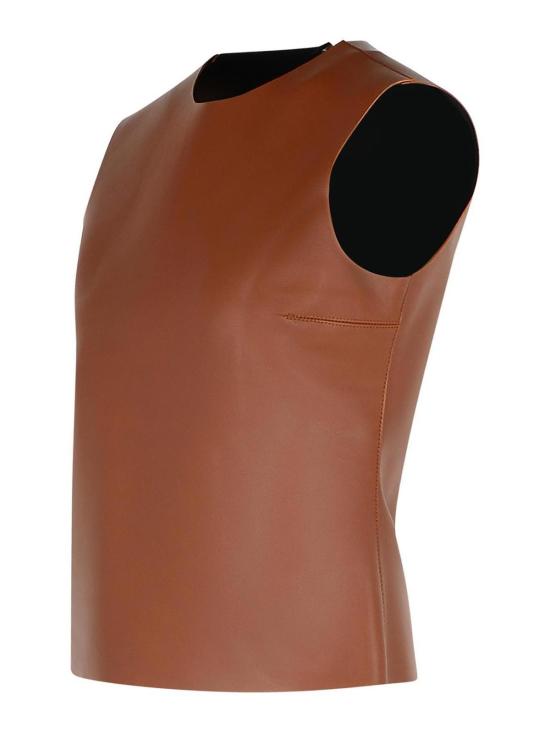  JW앤더슨 민소매 티셔츠 LT0054LT0117621 Brown - JW ANDERSON