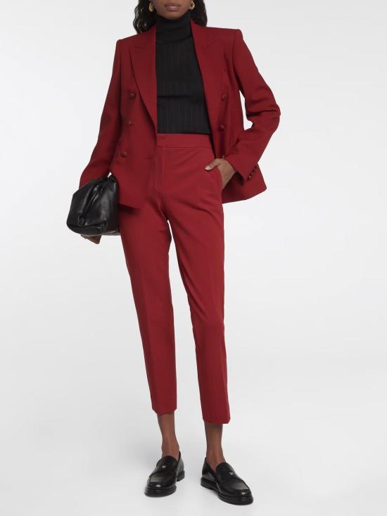  막스마라 스트레이트 팬츠 2511781011600PEGNO007 Red - MAX MARA