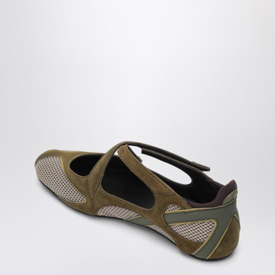 25FW 디 아티코 플랫 슈즈 251WSH00871MIX062A Green - THE ATTICO