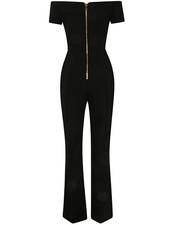  발망 점프수트 CF1PW130VE17 0PA NOIR - BALMAIN