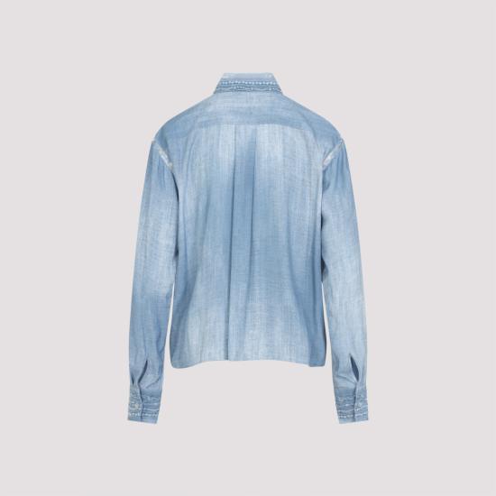 25SS 에르마노 설비노 블라우스/셔츠 D462K347EMY S4217 STAMPA JEANS - ERMANNO SCERVINO