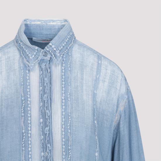 25SS 에르마노 설비노 블라우스/셔츠 D462K347EMY S4217 STAMPA JEANS - ERMANNO SCERVINO