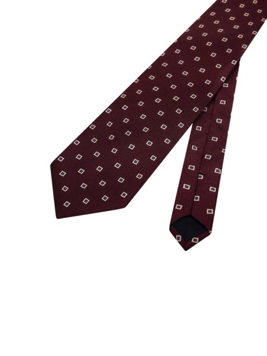 25SS 생로랑 넥타이 827008 3Y001 6188 BORDEAUX MULTICOLOR - SAINT LAURENT