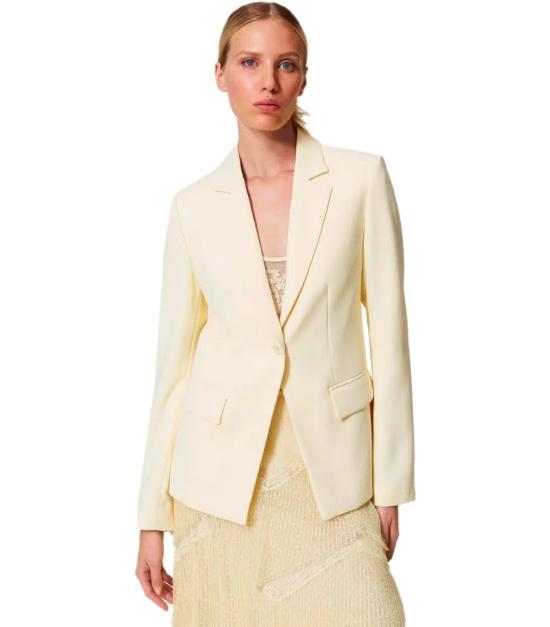 25SS 트윈셋 수트 자켓 251TP2100 12143 40 Yellow - TWINSET