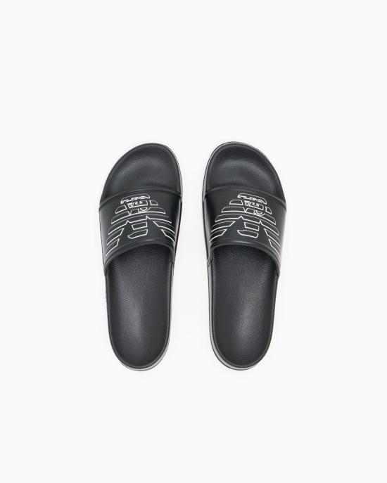 25SS 엠포리오 아르마니 샌들 XVPS11XR273K485 BLACK - EMPORIO ARMANI