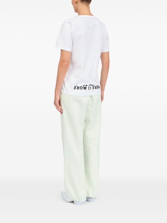 25SS MM6 메종마르지엘라 반팔 티셔츠 S62GD0203M20108100 WHITE - MM6 MAISON MARGIELA