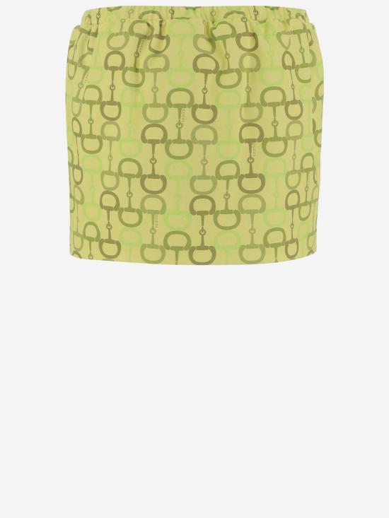 25SS 구찌 숏 스커트 832799ZAS9M3003 GREEN - GUCCI