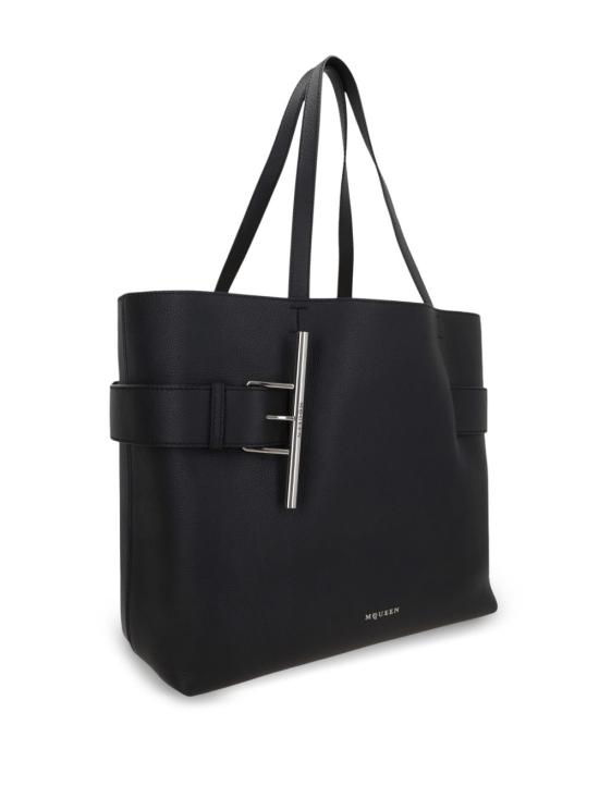 25SS 알렉산더 맥퀸 토트백 8135321VDDM1000 BLACK - ALEXANDER MCQUEEN