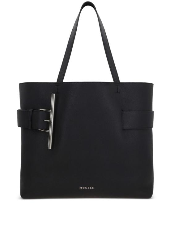 25SS 알렉산더 맥퀸 토트백 8135321VDDM1000 BLACK
