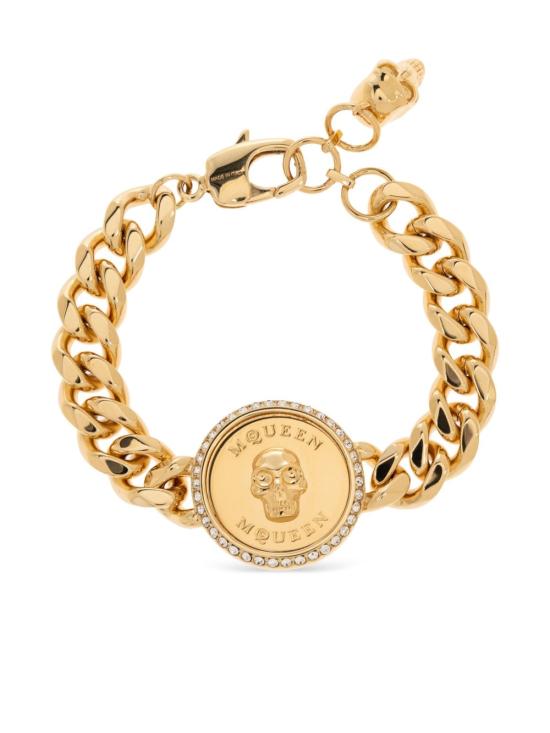 25SS 알렉산더 맥퀸 팔찌 813227J161G4135 GOLDEN