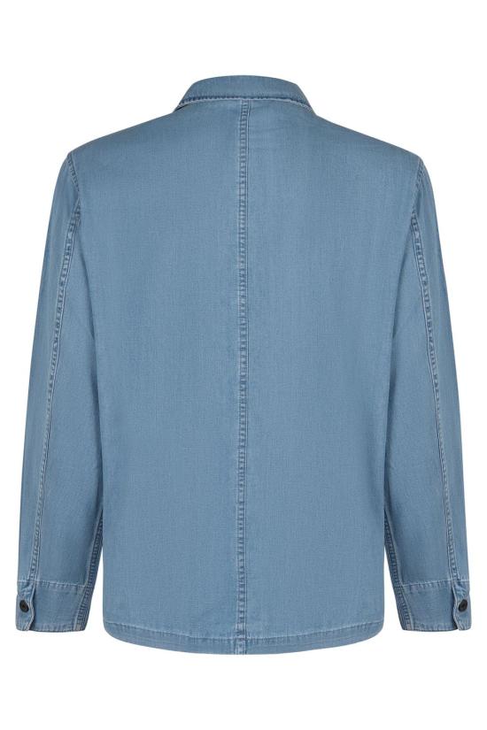 25SS 엠포리오 아르마니 데님 셔츠 EM001709AF13910 MB003 LIGHT BLUE - EMPORIO ARMANI