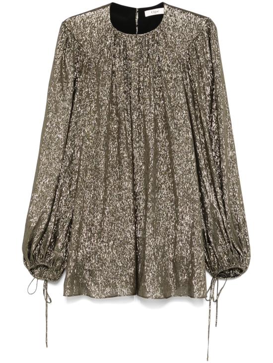 25SS 끌로에 숏 원피스 CH25SRO14298 0YY BLACKGOLD