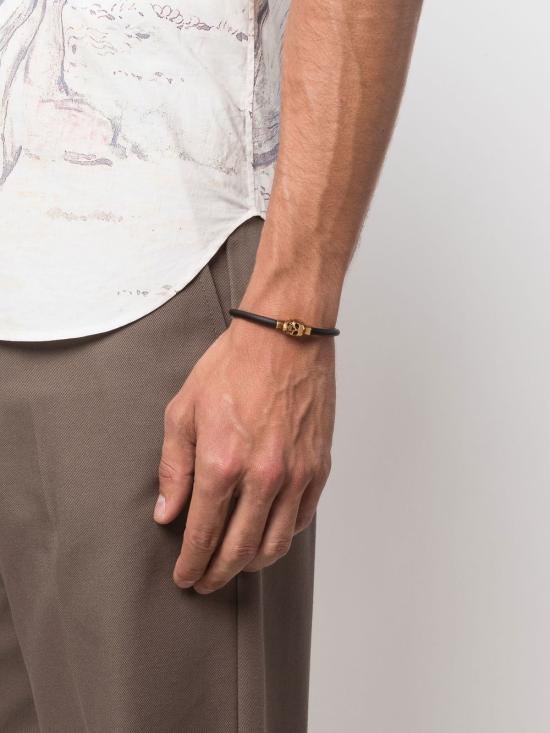  알렉산더 맥퀸 브레이슬릿 7058461AAIL 8565 BLACK - ALEXANDER MCQUEEN