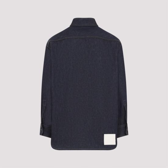  발렌티노 가라바니 긴팔 셔츠 5V0DB03GAEM 528 BLUE - VALENTINO GARAVANI