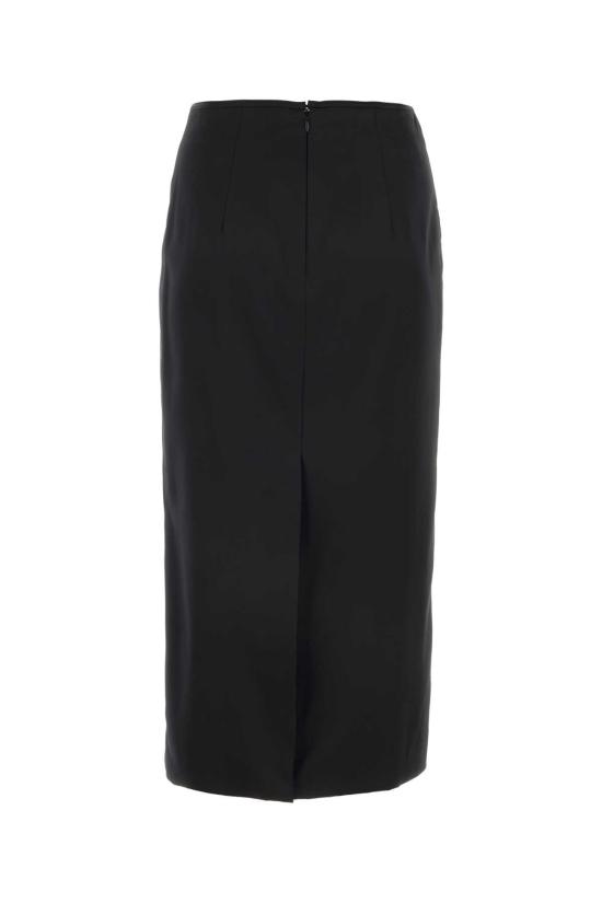  미우미우 미디 스커트 MG2247SOOO15AQ F0002 BLACK - MIU MIU