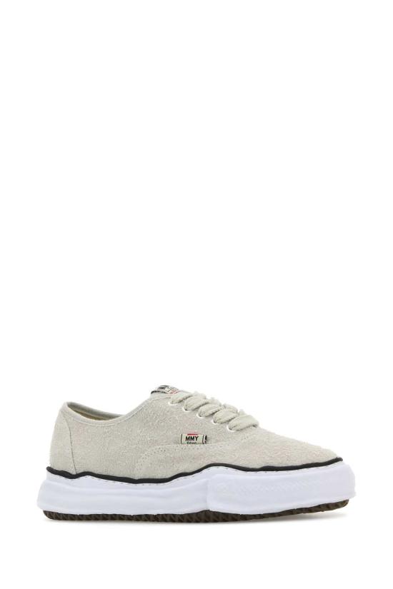 25SS 메종 미하라 야스히로 코튼 스니커즈 A14FW746 WHITE BEIGE O TAN - MAISON MIHARA YASUHIRO
