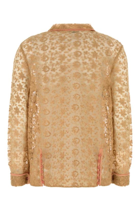 25SS 보디 반팔 티셔츠 WRF24SH005 ECPNK BEIGE O TAN - BODE