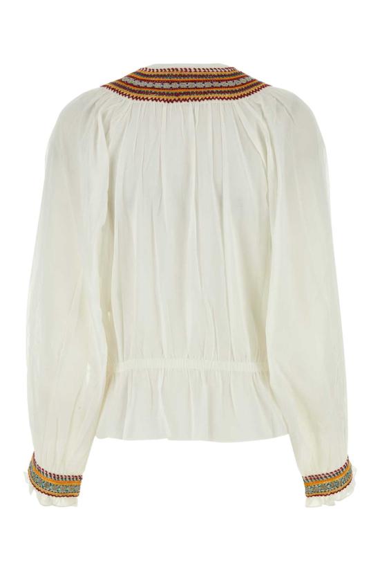  보디 반팔 티셔츠 WRF23SH011 CREAMMULTI WHITE - BODE