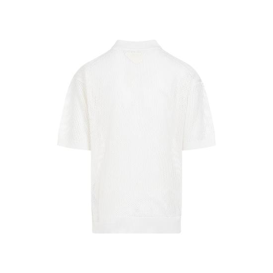  프라다 반팔 셔츠 UMG321SOOO14HD F0009 WHITE - PRADA