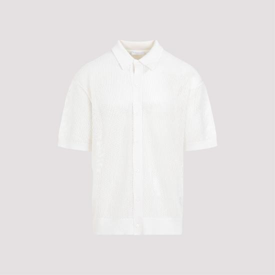  프라다 반팔 셔츠 UMG321SOOO14HD F0009 WHITE - PRADA