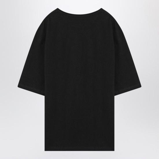 25SS 르메르 반팔 티셔츠 TO1382LJ1010 BK995 BLACK - LEMAIRE