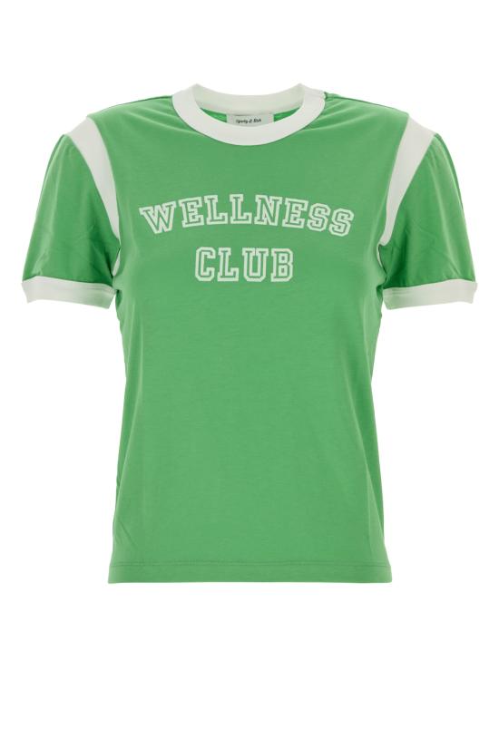 25SS 스포티앤리치 반팔 티셔츠 TO048S408WV VERDE