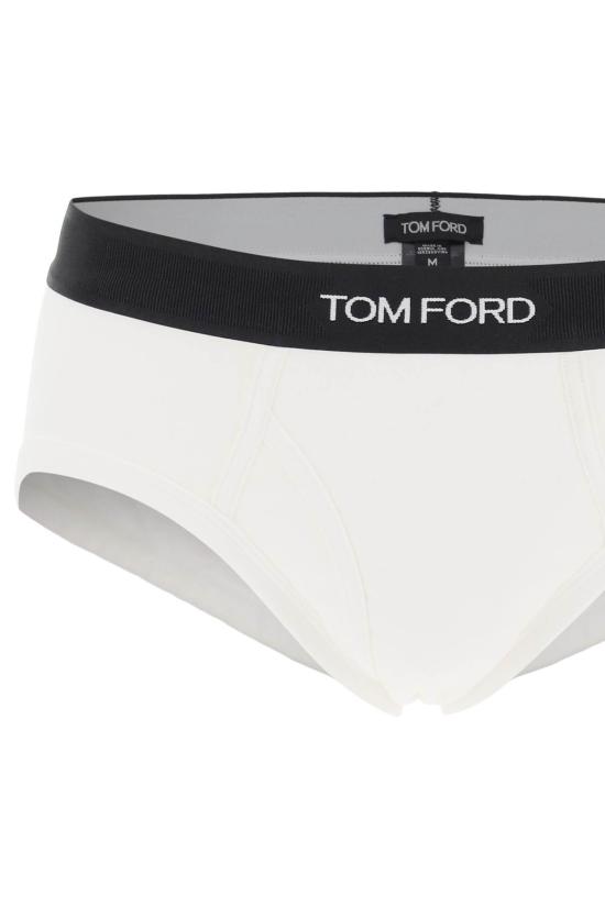 25SS 톰포드 팬티 T4LC11040 100 WHITE - TOMFORD