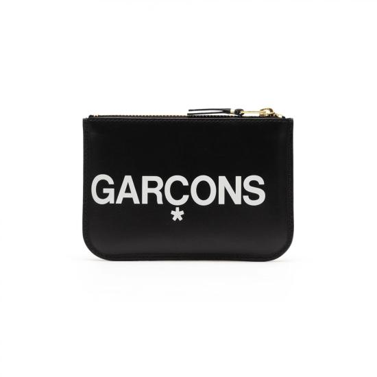 25SS 꼼데가르송 클래식 레더 라인 파우치  SA8100 BLACK - COMME DES GARCONS