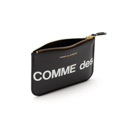 25SS 꼼데가르송 클래식 레더 라인 파우치  SA8100 BLACK - COMME DES GARCONS