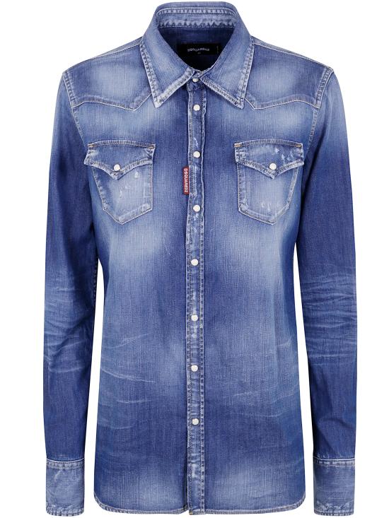 25SS 디스퀘어드2 셔츠 S75DL0894S30341 470 BLUE - DSQUARED2