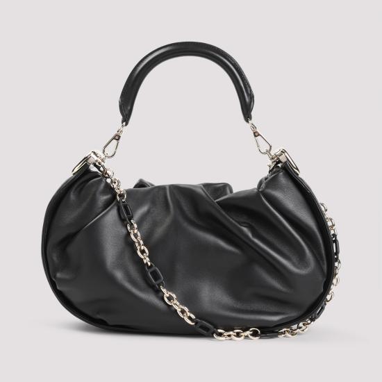 25SS 로저비비에 비브 초크 로얄 미디엄 핸드백 RBWAOGS0300YDR B999 NERO - ROGER VIVIER