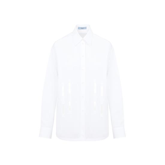 24FW 프라다 셔츠 P470FGS2211XV2 F0009 WHITE