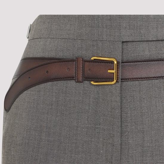 25SS 프라다 스트레이트 팬츠 P242JSOOO16NO F0572 BEIGE O TAN - PRADA