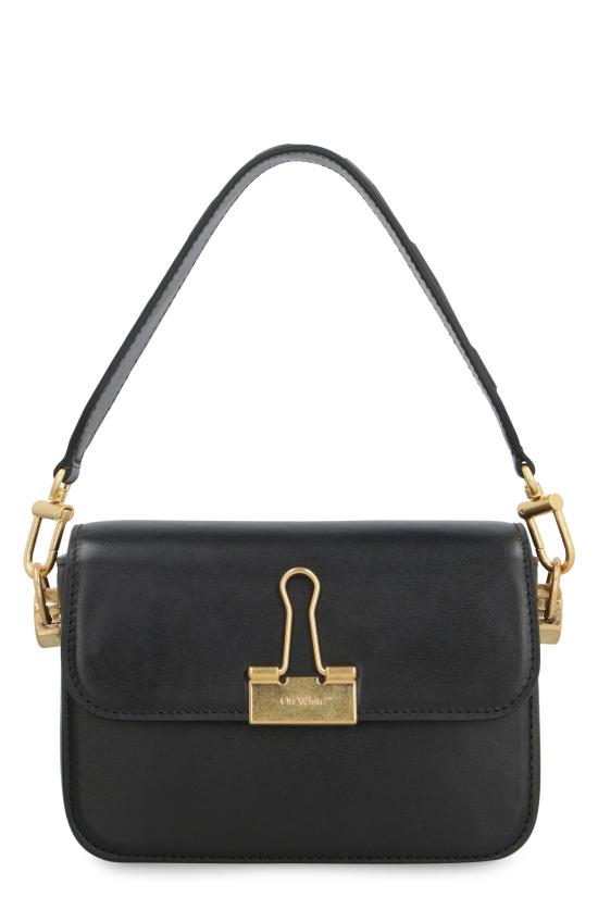  오프화이트 숄더백 OWNN118S23LEA001 1000 BLACK