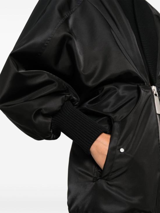  오프화이트 숏 원피스 OWDB502F23FAB002 1000 BLACK - OFF WHITE