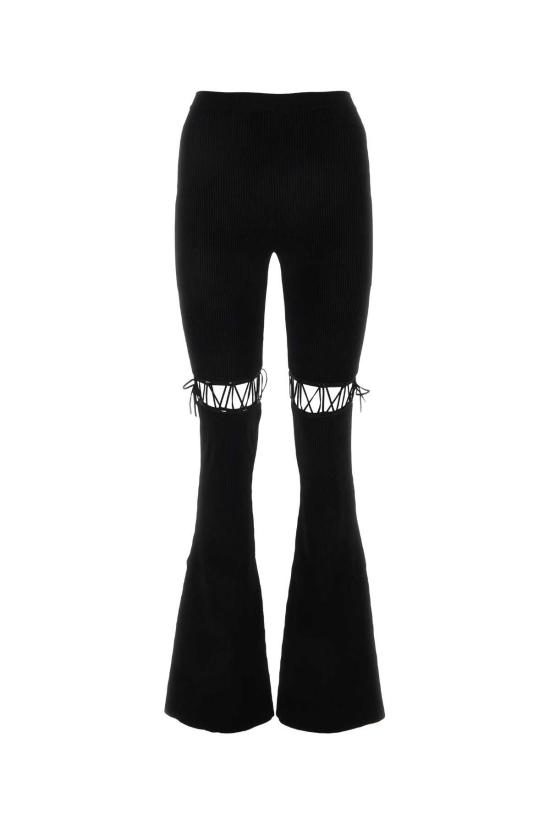  넨시 도자카 스트레이트 팬츠 NDAW23KT022 BLACK