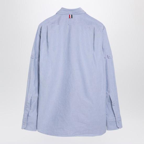 25SS 톰브라운 긴팔 셔츠 MWL403OF0313 480 LIGHT BLUE - THOM BROWNE